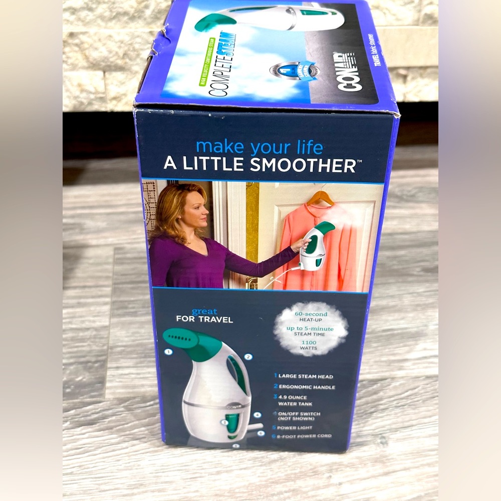 Conair Complete Steam Travel Fabric Steamer 1100 Watts